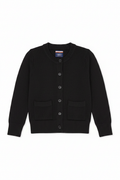 French Toast Black Cardigan - Front