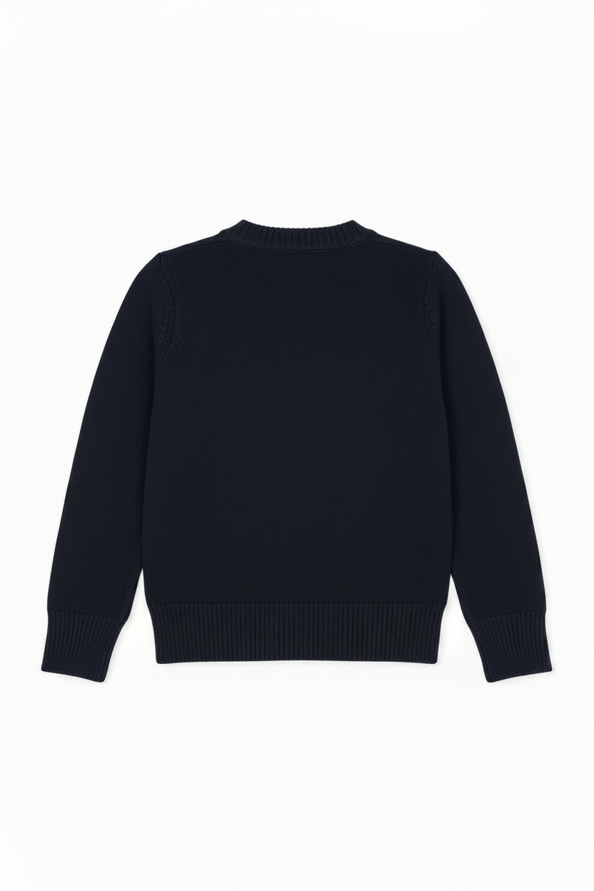 French Toast Navy Cardigan - Back (revised)