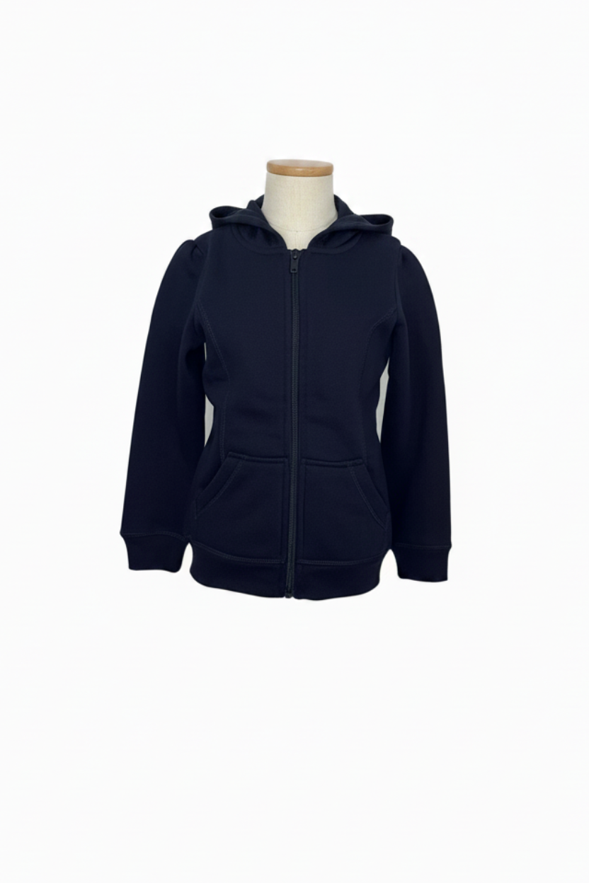 Girls Uniform Zip Jacket - Reduced Neck